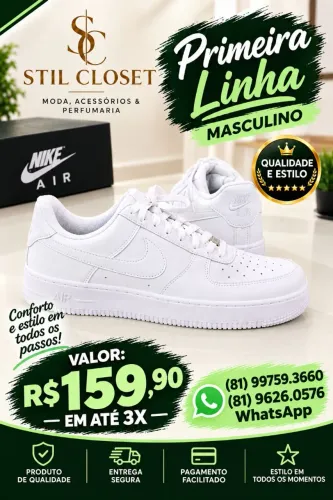 Tênis Masculino e Feminino.
