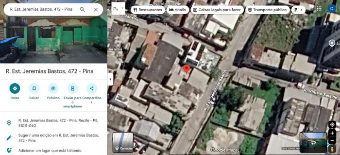 Alugo casa no Pina para fins comerciais