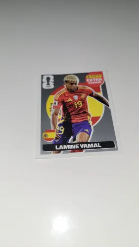 Figurinha do Lamine Yamal de Prata!