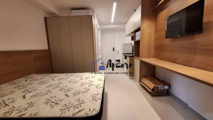 Apartamento de 30m² Studio com varanda para alugar, por R$ 3.990/mês - Brooklin - São Paul