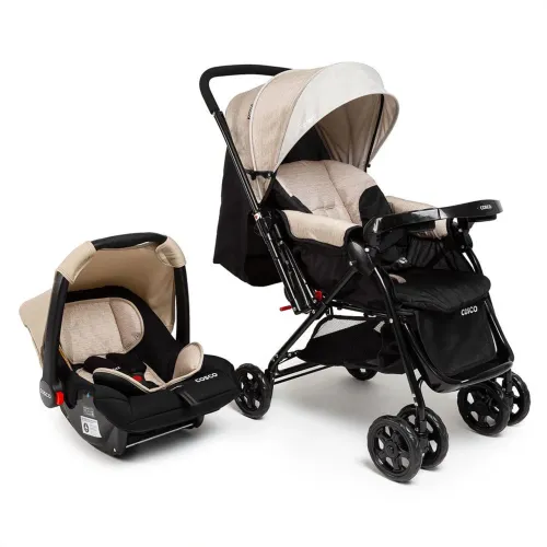 Carrinho + Bebê Conforto Cosco