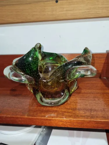 Enfeite de mesa em murano. reliquia . antigo