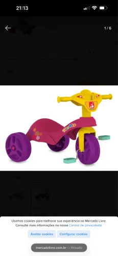 Triciclo infantil