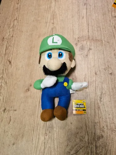 Pelúcia Nintendo Super Mario Bross Luigi 30 cm