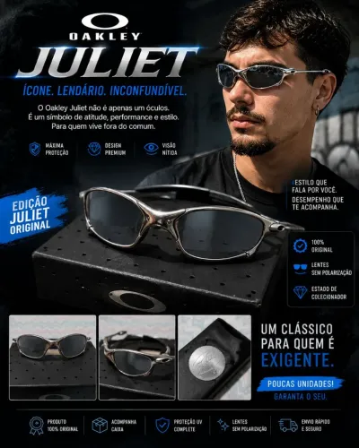 Oakley Juliet original Xmetal coleção especial