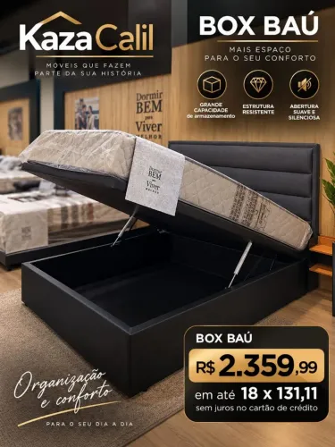 BOX BAÚ casal
