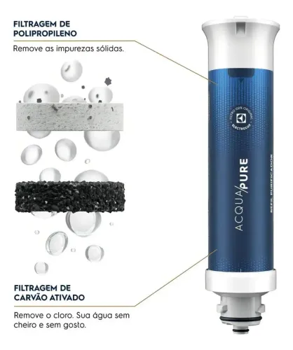 Purificador Electrolux Experience Água Gelada, Fria ou Natural com Compressor