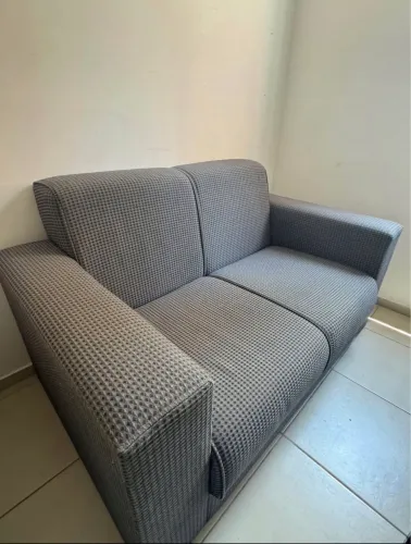 Sofá dois lugares azul único dono em perfeitas condições