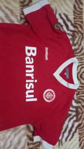 Camisa oficial do Internacional 2010 autografada de barbada