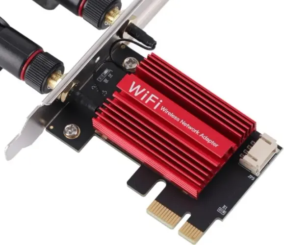 Placa de Rede WiFi 5 PCI-E Fengvi AC1200 Dual Band Bluetooth 4.0 1200Mbps Desktop pode ret