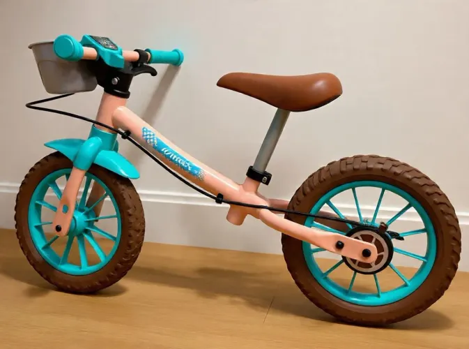 Bicicleta de equilíbrio Nathor Love Rosa