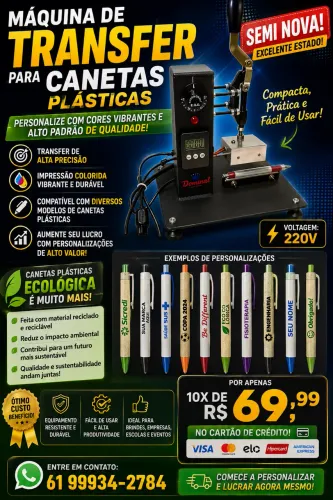 TRANFER para caneta Transfer Neta  com timer
