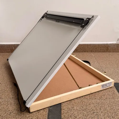 Prancheta portatil A3 tridente +regua paralela