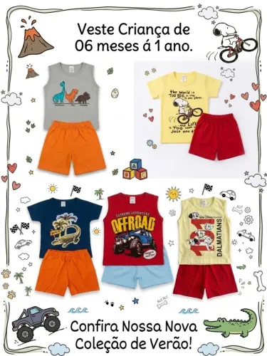 Conjuntos Infantil (Menino e Menina)