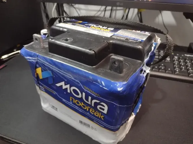 Bateria Estacionária Moura 45Ah 12V para Nobreak ? Nova / NF / Garantia