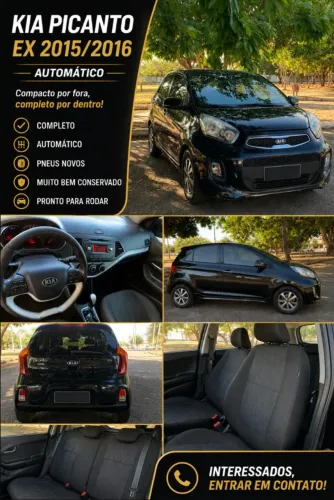Kia Motors Picanto EX 1.1/1.0/ 1.0 Flex Aut. 2016