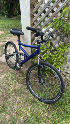 Bicicleta de Passeio Aro 26 Full Suspension | Pneus Novos | Raios Inox