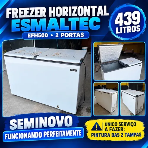 Vendo Freezer EFH500 439 litros da Eslmaltec 2 portas!