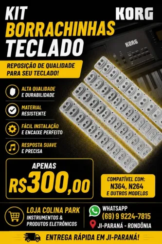 Borrachas Teclado Korg