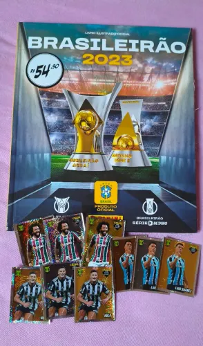 Álbum capa dura campeonato brasileiro 2023 completo para colar