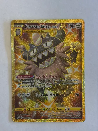 Perrserker de Galar 205/192 - Rara Secreta Dourada