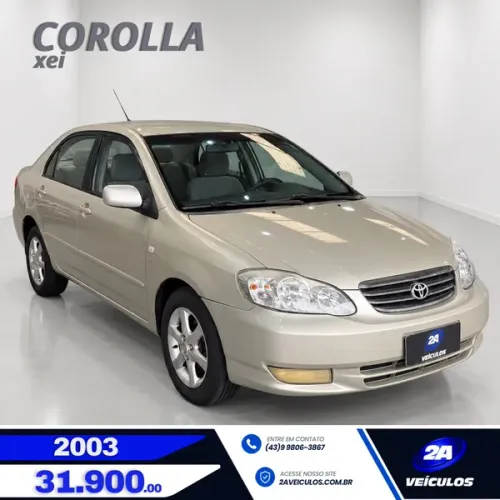 Toyota Corolla XEI 1.8/1.8 Flex 16V Mec. 2003
