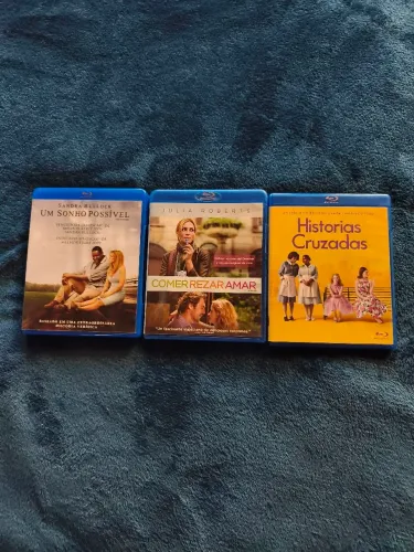 Vendo kit de 3 filmes Blu Ray imperdíveis