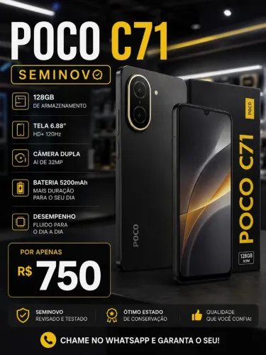 Poco c71 seminovo