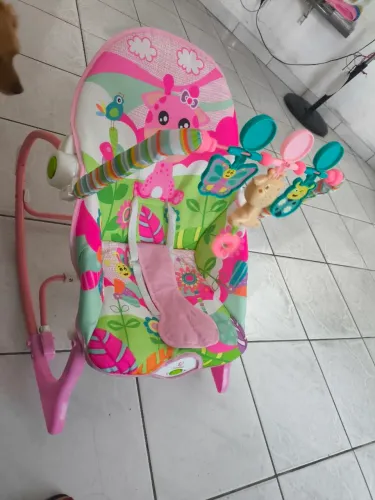 Cadeirinha de balanço e descanso funtime maxi baby 18kg