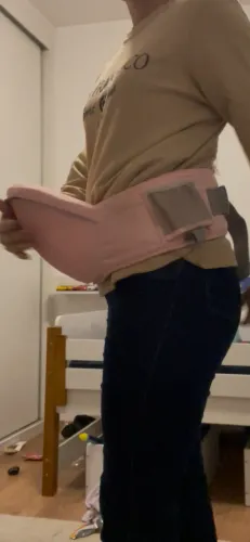 Canguru ergonômico rosa 