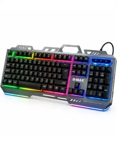 Teclado Gamer Semi Mecânico Rgb - B-Max