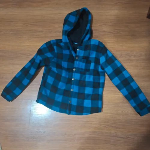 Blusa tedi masculina xadrez tamanho 12