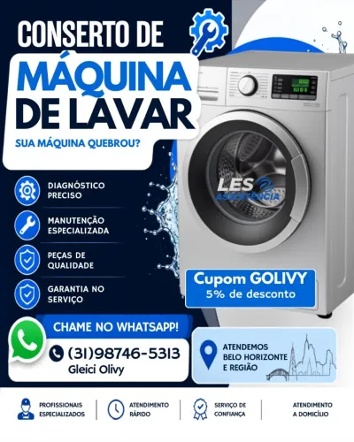 CONCERTAMOS SUA MÁQUINA DE LAVAR