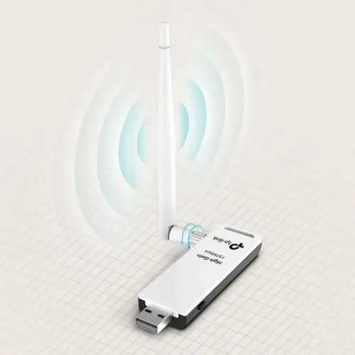 Adaptador USB Wireless N de Alto Ganho de 150Mbps TL-WN722N