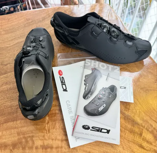 Sidi Shot 2S Carbon Road (Preta) - Nova!