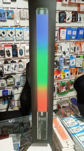Bastao De Led Com Controle Barra De Luzes Para Videos Rgb - Novo