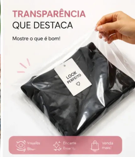 Sacos plásticos para um ótimo visual