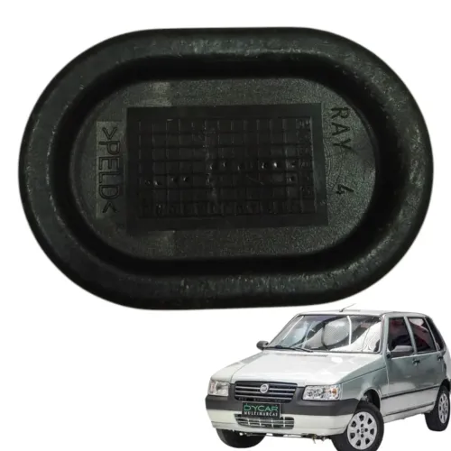 Tampa Vedação Assoalho Fiat Uno Mille 2005 / 2006 Oval