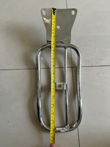 Suporte bagageiro Harley Davidson prata