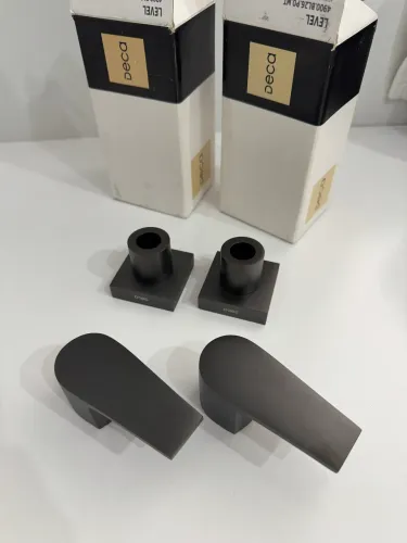 Acabamento para Registro de Gaveta Deca Level Black Matte