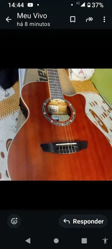 VENDO lindo violão novo elétrico zero 