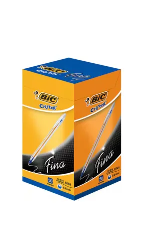 Cx com 50 Caneta BIC ponta fina 