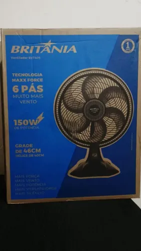 Ventiladores novos na caixa turbo silencioso tamanho grande e 6 pas