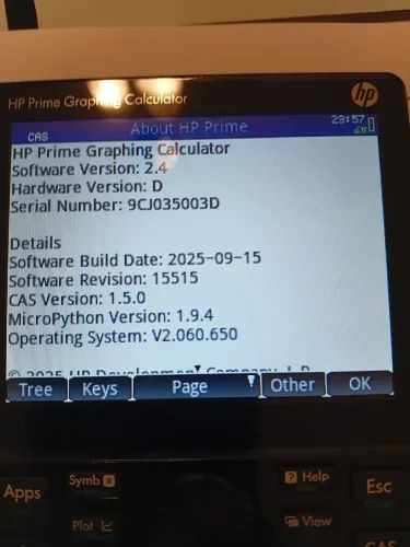 Calculadora HP Prime G2 novíssima