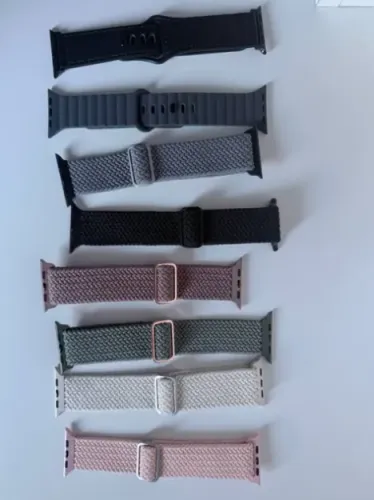 Pulseiras de relógio magnéticas trançadas Apple Watch