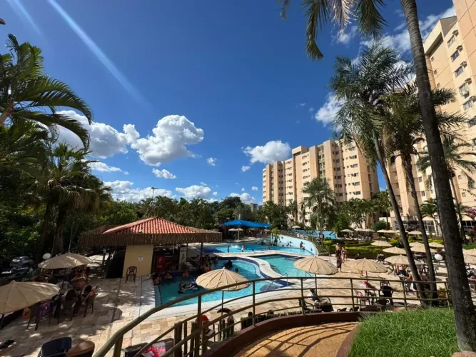 Apartamento de 02 quartos para Temporada no Ecologic Park em Caldas Novas