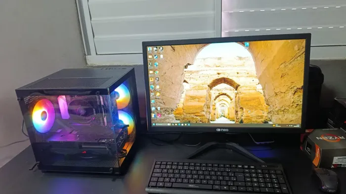 Pc gamer completo com mesa