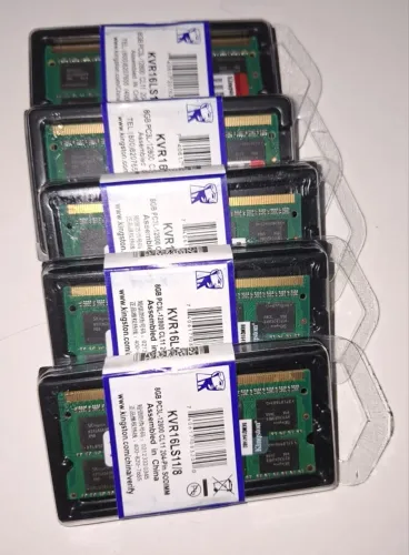 Kit Memórias RAM 8GB - DDR3 e DDR4