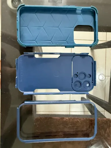 Capa para iphone 13pro 3em1 anti impacto