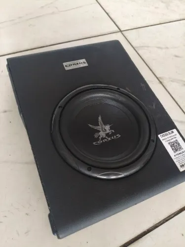 Caixa de subwoofer grave 350W